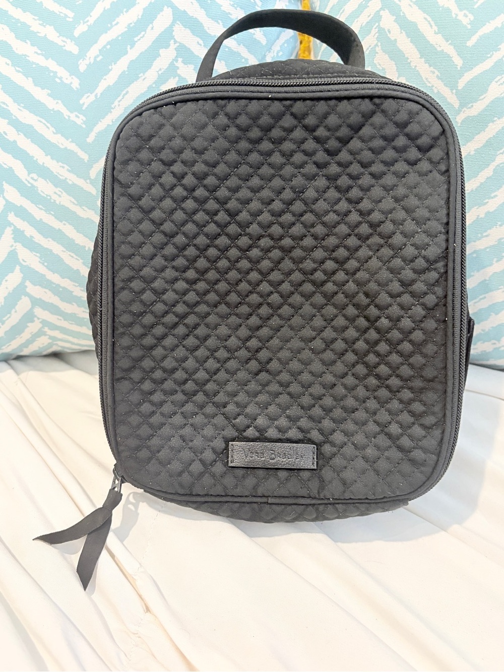 Vera Bradley Black Quilted lunchbox